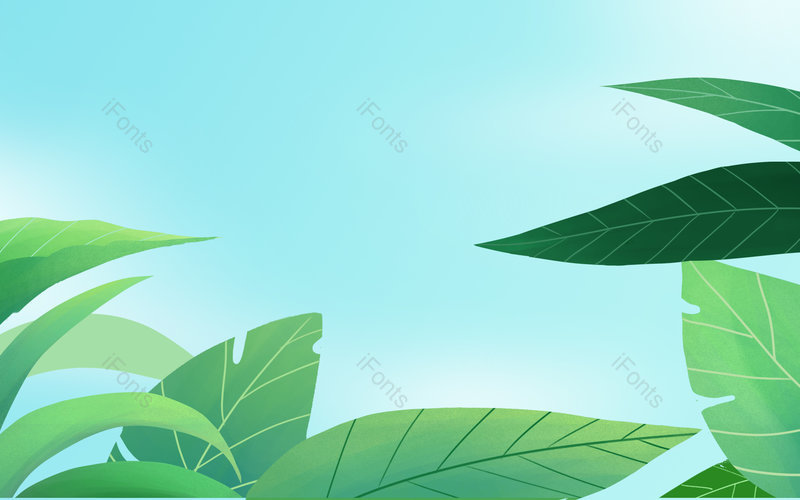 春分装饰绿色植物树叶叶子叶片元素,插画/手绘图,插画/手绘图库,插画/手绘图下载,插画/手绘